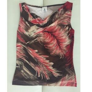 Sleeveless cowl neck top